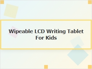 Wipeable Lcd Writing Tablet for Kids' Interactive Drawing